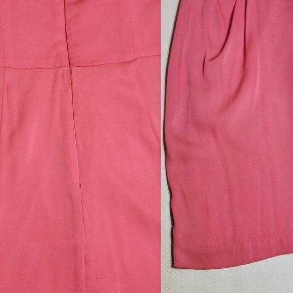 Mara Hoffman Silk Blend Beaded Strapless Mini Dress Pink 4 - Picture 11 of 13